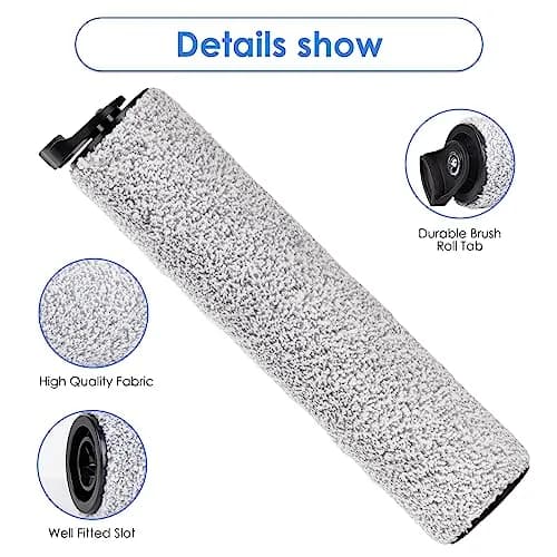 MIBUMIKI Replacement Brush Rollers for Tineco iFloor 3/Floor One S3/iFloor 2 (3-Pack, 0.6 lb) | High-Density Microfiber for Hard Floors thumbnail 7