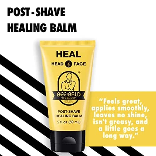 Bee Bald HEAL Aftershave Balm for Men 118ml (4 Fl Oz) | Soothes Razor Burn & Bumps thumbnail 5