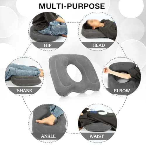 Leinuosen Inflatable Seat Cushion 18.1'' x 15.7'' x 4.7'' | Portable & Adjustable Comfort thumbnail 7