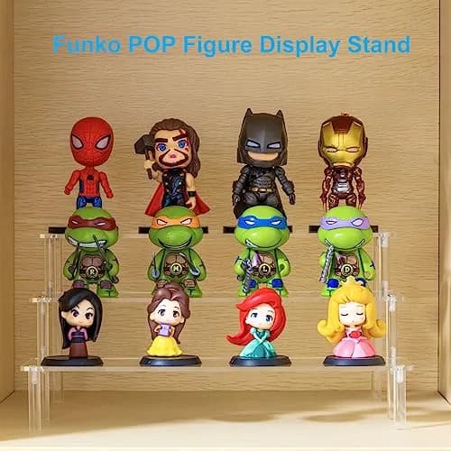 HENABLE Large Acrylic Display Risers 3 Tier | Clear Acrylic Shelf Organizer for Food, Perfume & Collectibles thumbnail 3