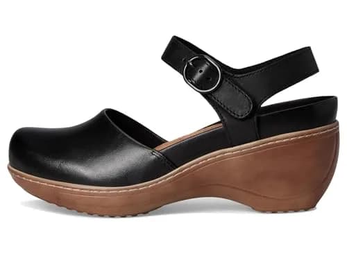 SoftWalk Mabelle Black 9 Wide | Elegant Platform Wedge with Leather Upper thumbnail 7