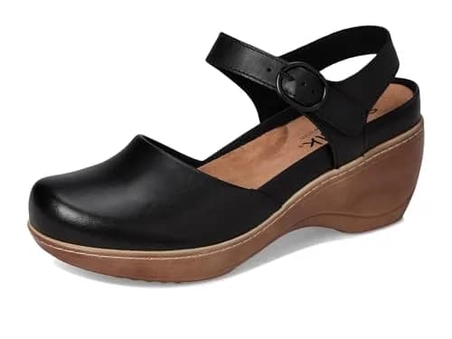 SoftWalk Mabelle Black 9 Wide | Elegant Platform Wedge with Leather Upper thumbnail 10