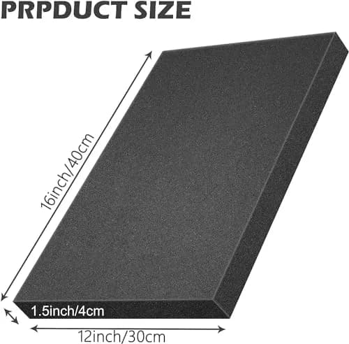 DECOHS Polyurethane Foam Sheets 16x12x1.5 Inch (6 Pcs) | Cuttable Foam Inserts for Cases, Toolboxes, Crafts thumbnail 2