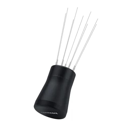 Normcore WDT Distribution Tool V2.1 with Stand - 0.23mm 8 Prong Espresso Distribution Tool - Magnetic Coffee Stirrer with 16 Extra Needles thumbnail 6