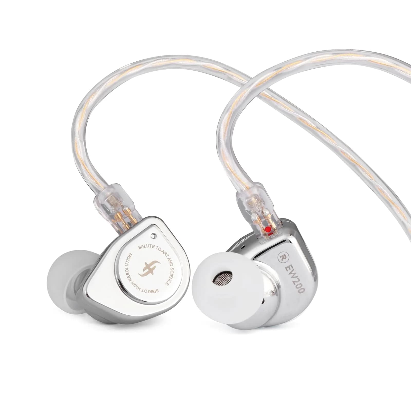 SIMGOT EW200 In Ear Earphones 10mm SCP Diaphragm | Dual Magnetic & Dual Cavity Design - main product image