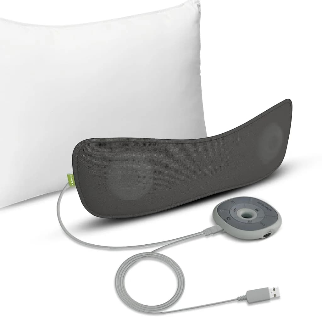Avantree Slumber Bluetooth Pillow Speaker with White Noise & Micro SD Card, Dark Gray | Private Sleep Audio for Relaxation - main product image