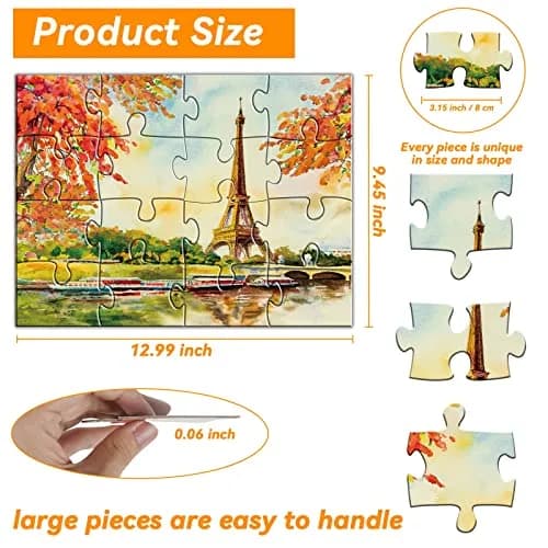 party greeting Large Jigsaw Puzzles for Elderly Dementia | Cognitive & Memory Activity thumbnail 4