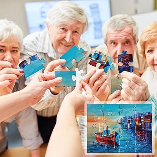 party greeting Large Jigsaw Puzzles for Elderly Dementia | Cognitive & Memory Activity thumbnail 7