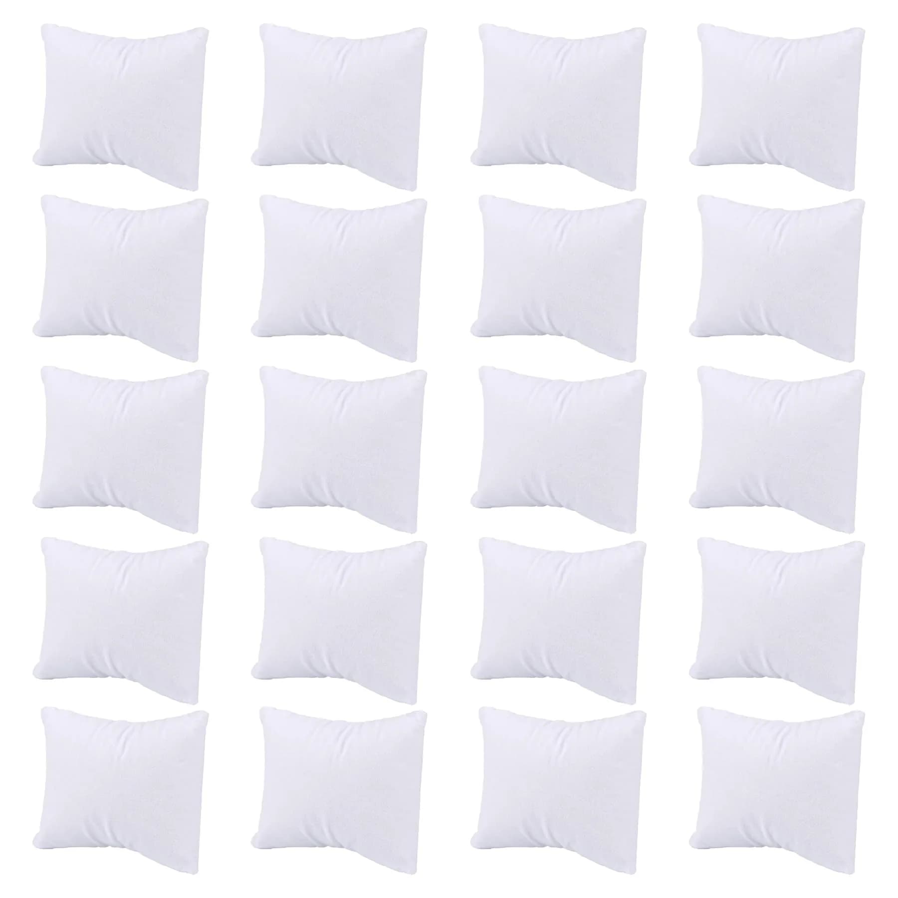 AUEAR White Velvet Watch Pillows Small Jewelry Displays Pillow Bracelet Bangle Cushions Display for Gift Box, 8.1 cm (3.19 Inch) - main product image