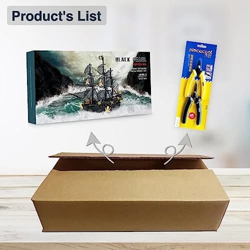 Piececool Art_Craft_Kit 3D Metal Puzzle Ship | Nautical Model for Adults (15x3.7x12cm) thumbnail 6