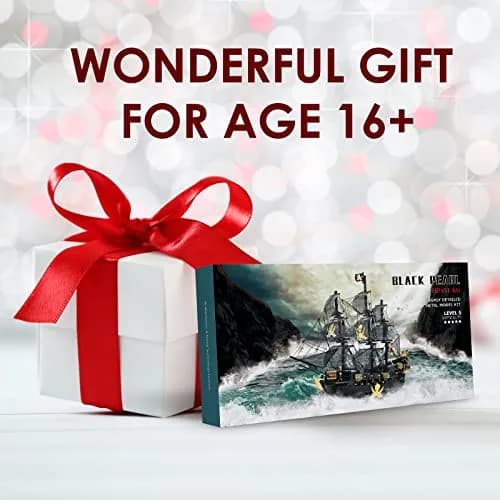 Piececool Art_Craft_Kit 3D Metal Puzzle Ship | Nautical Model for Adults (15x3.7x12cm) thumbnail 7