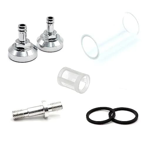 APE RACING Upgraded Billet Aluminum Fuel Filter 1/4" Inline, Chrome | Corrosion Resistance, Washable, High Flow thumbnail 6