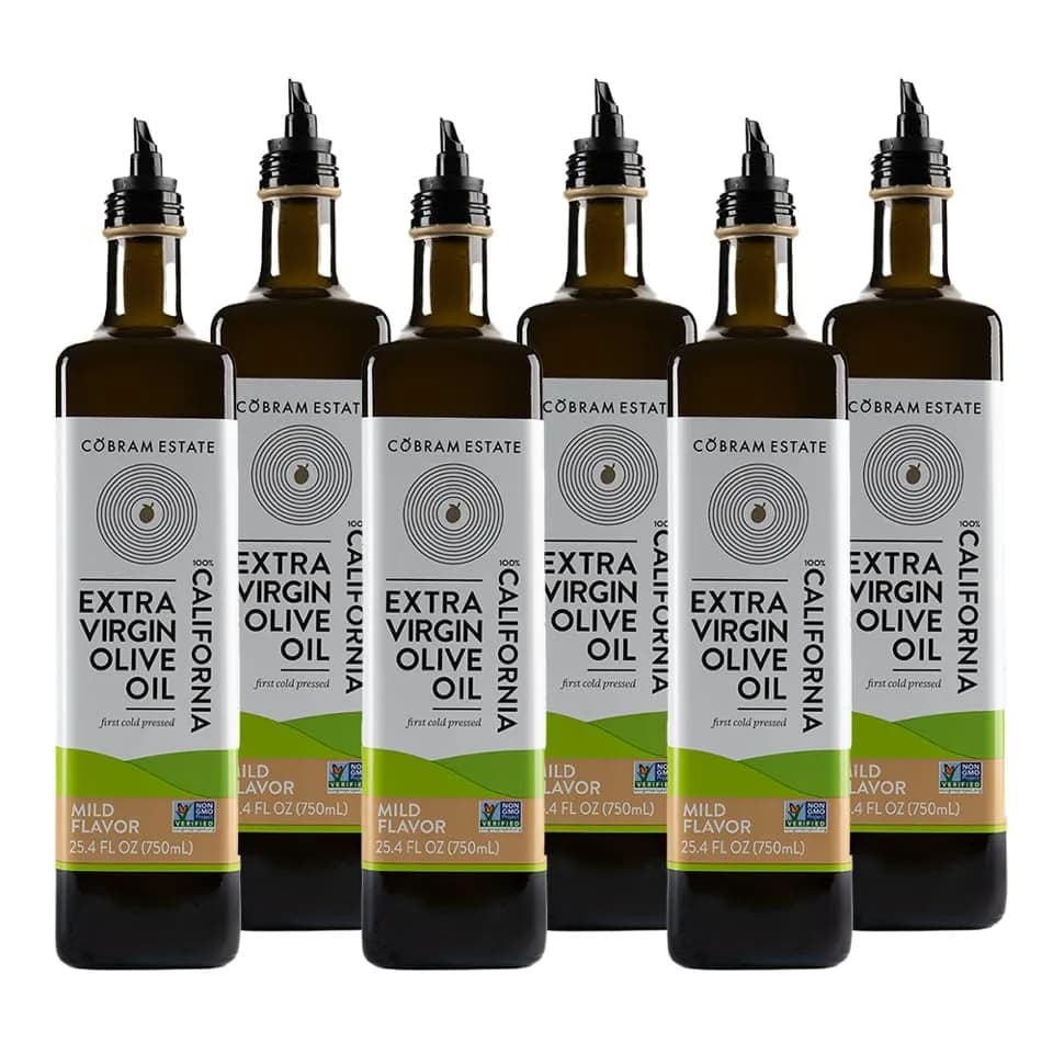Cobram Estate Mild 100% California Extra Virgin Olive Oil 375ml | Cold Pressed, Non-GMO, Keto Friendly — California Mild / 25.4 Fl Oz