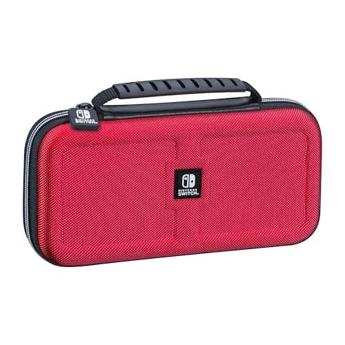 Game Traveler Deluxe Licensed Travel Case for Nintendo Switch OLED, Switch & Lite | Red Ballistic Nylon thumbnail 1