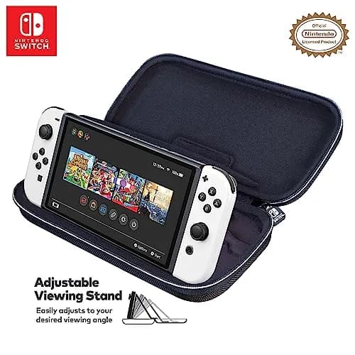 Game Traveler Deluxe Licensed Travel Case for Nintendo Switch OLED, Switch & Lite | Red Ballistic Nylon thumbnail 3