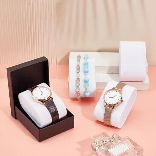 PH PandaHall 12pcs Watch Pillow Inserts 2.8×1.8×1.5" White Watch Display Pillow for Jewelry & Small Business thumbnail 4