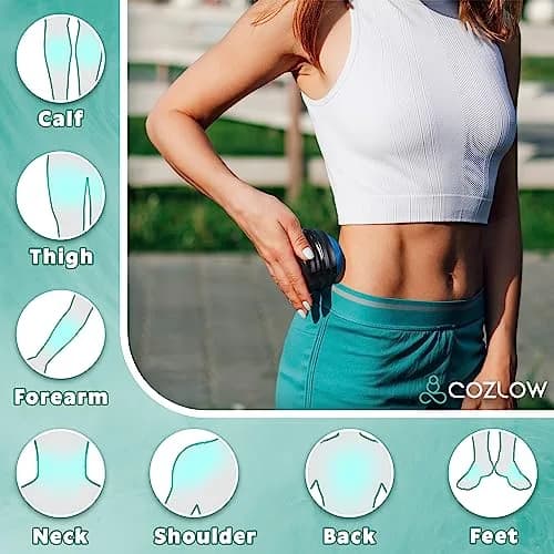 COZLOW Massage Ball, Muscle Massager Roller, Trigger Point Deep Tissue Release with 360° Rotation | 6.5cm (2.56in) thumbnail 4