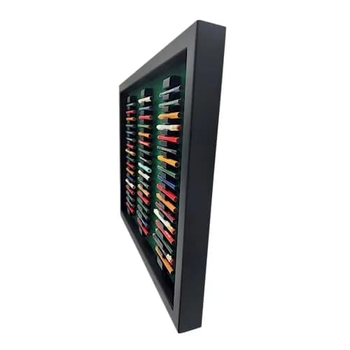 18hills Premium Wood Golf Pencil Case Holder Display 17.4x13.7x1.25 inches | Holds 51 Pencils thumbnail 4