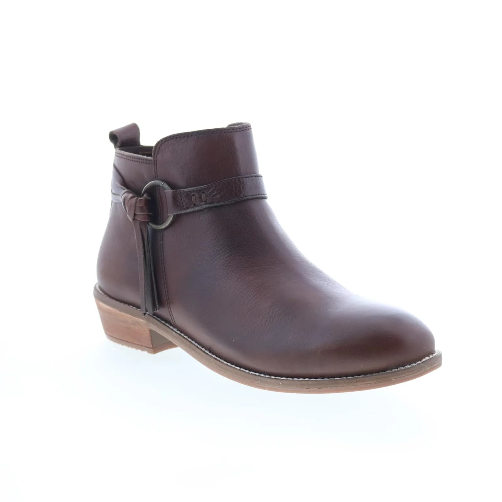 SoftWalk Women's Reade Chelsea Boot | Casual Ankle Boot with Fringe & Cushioned Footbed (8 Wide) - main product image