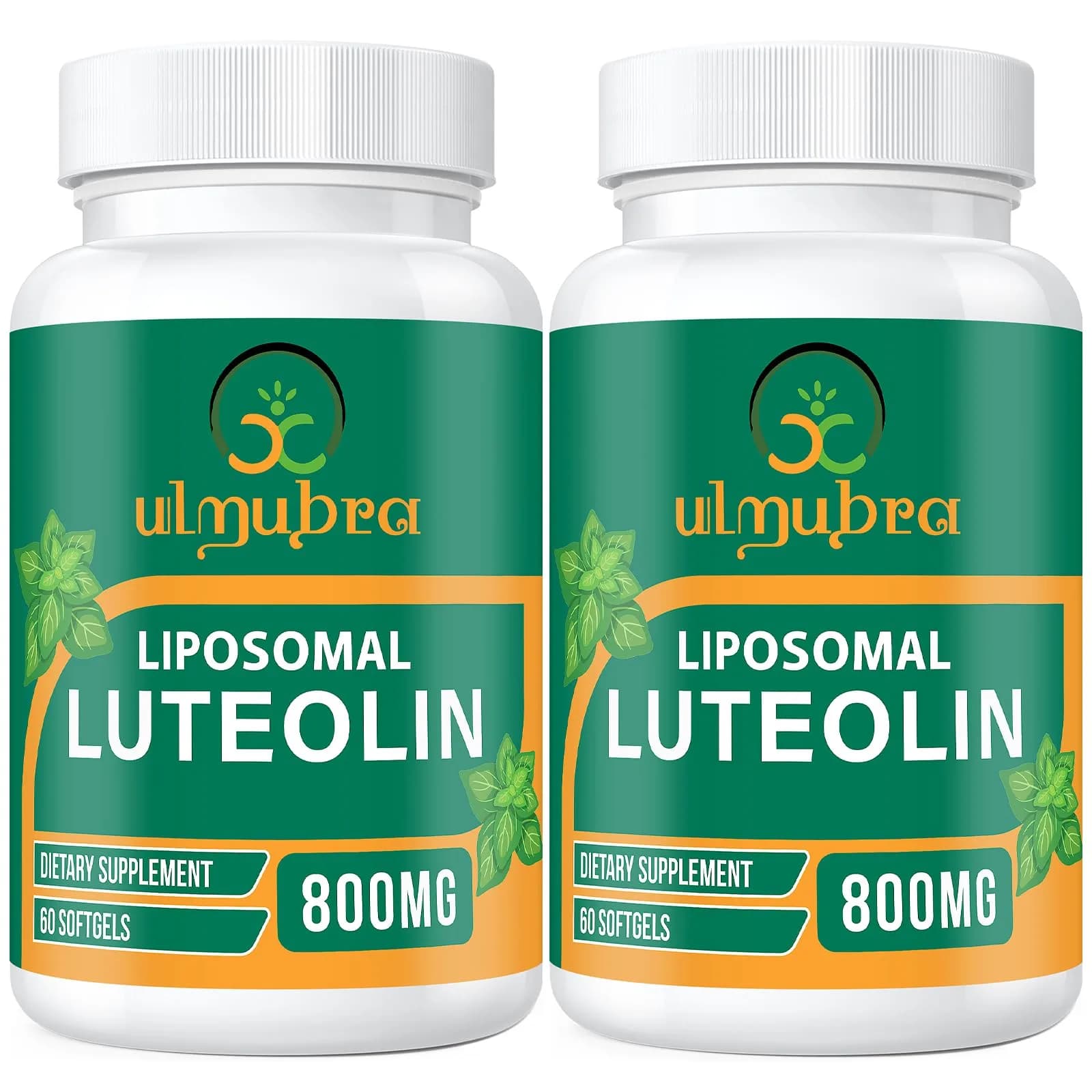 Ulmubra Liposomal Luteolin 800MG | Premium Antioxidant for Brain & Well-Being
