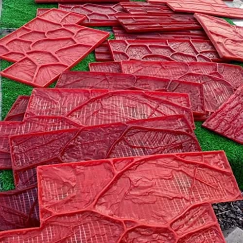 SGHE Concrete Texture Mat 28" x 12" | Realistic Slate Pattern for Walls & Ground thumbnail 3