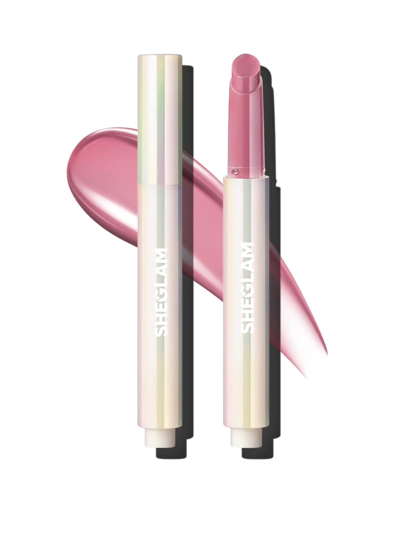 SHEGLAM PoutPerfect Moisturizing Solid Lip Gloss Stick 0.07 Fl Oz (2ml) | High Shine, Non-Sticky, Coconut Oil Infused — Makin' Me Blush