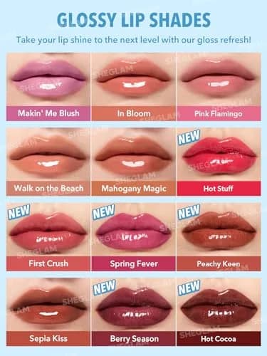 SHEGLAM PoutPerfect Moisturizing Solid Lip Gloss Stick 0.07 Fl Oz (2ml) | High Shine, Non-Sticky, Coconut Oil Infused thumbnail 5