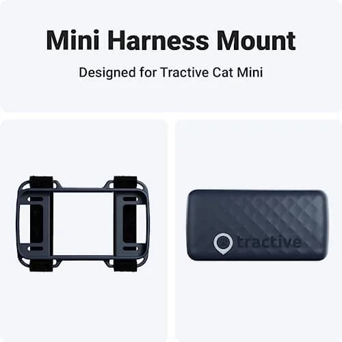 Tractive GPS Cat Mini Tracker Harness Attachment | Velcro Straps for Secure Cat Walks thumbnail 2