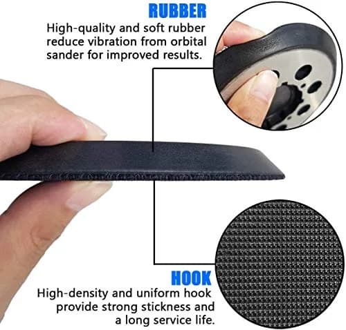 Tockrop 2 Pack 5 Inch 8 Hole Replacement Sander Pad for Dewalt DWE6423/6423K, DWE6421/6421K, DCW210B | Durable, Easy Install, Cost-Effective thumbnail 2