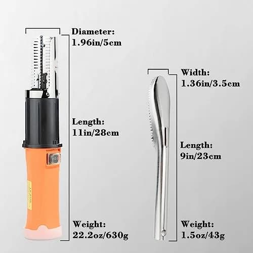 ROEDEER Fish Scaler Electric Cordless 12V | Efficient Fish Scale Removal Tool thumbnail 6