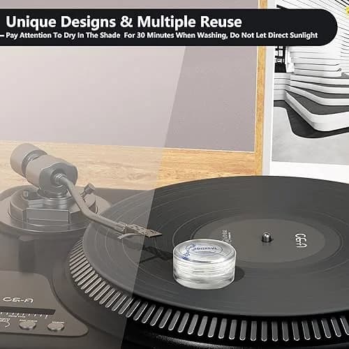 Maxtide Turntable Stylus Clean Gel White | Premium Anti-Static Zero-Dust Cleaner for Vinyl Record Player Needles thumbnail 6