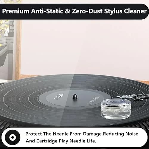 Maxtide Turntable Stylus Clean Gel White | Premium Anti-Static Zero-Dust Cleaner for Vinyl Record Player Needles thumbnail 3
