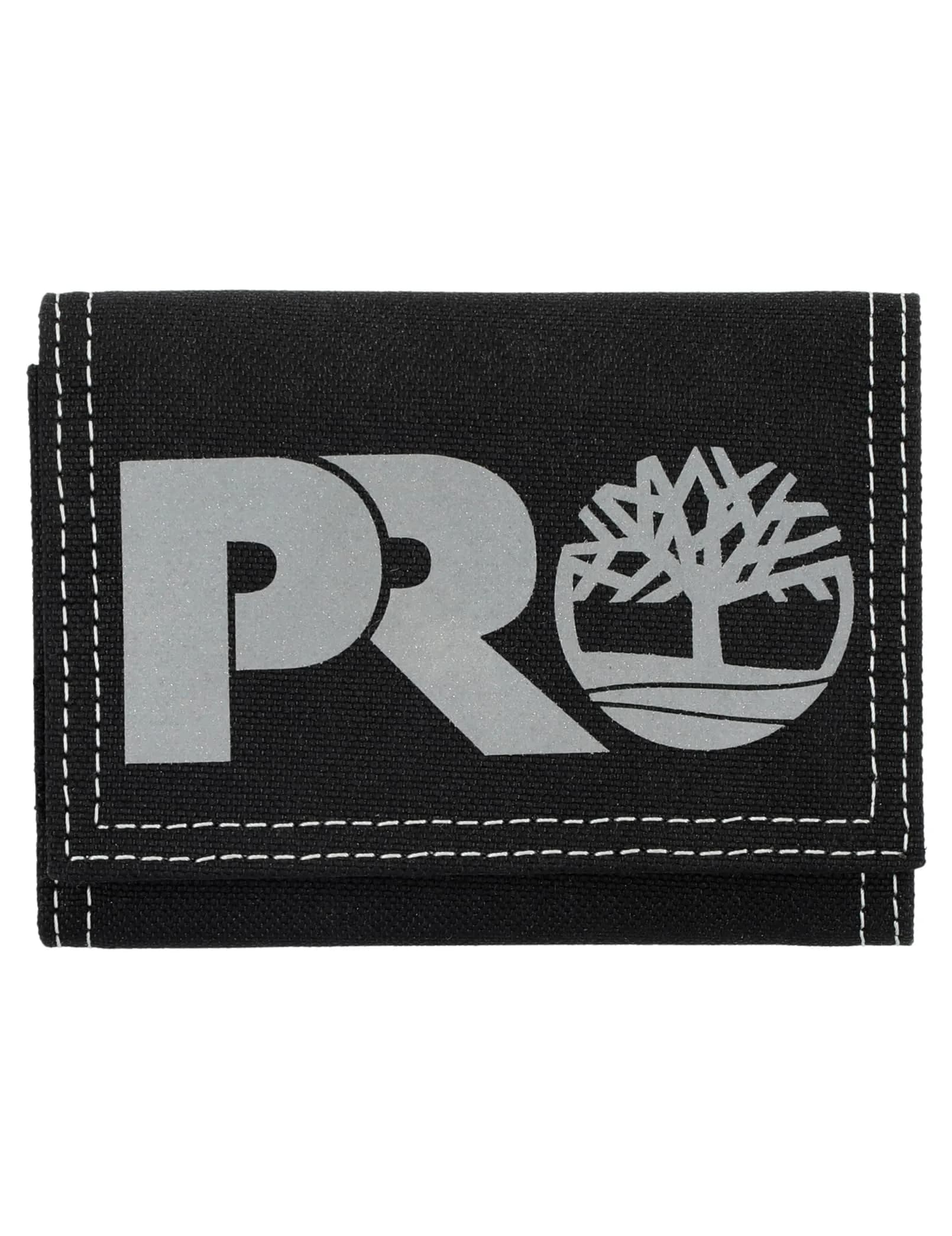 Timberland PRO Cordura Nylon RFID Trifold Wallet with ID Window, Black 10.8cm (4.25") | Secure Men's Wallet for India — Black / One Size