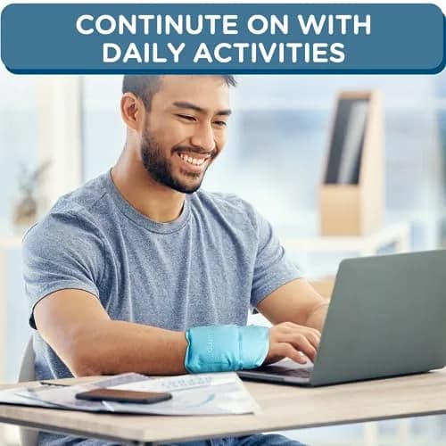 Comfytemp Wrist Ice Pack Wrap Carpal Tunnel Relief 2 Pack | Targeted Cold & Hot Therapy for Hand & Wrist Pain thumbnail 5