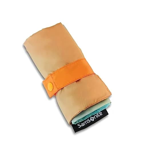 Samsonite Foldable Shopper’s Tote, Blue/Orange Ombre, 22.7 kg (50 lb) Capacity | Lightweight & Compact Travel Bag thumbnail 2