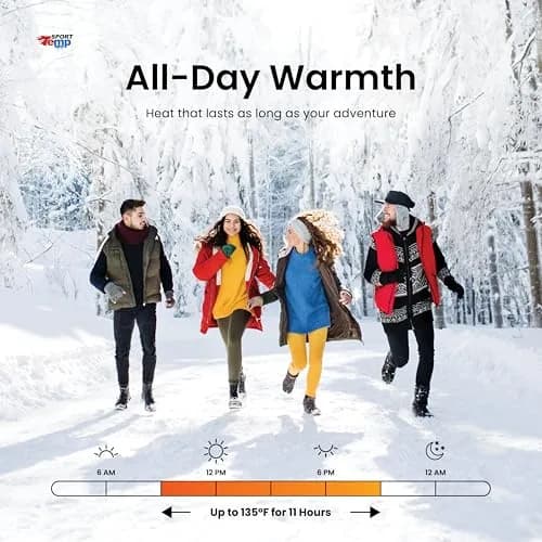 Sport Temp Hand Warmers 180 Pairs (360 Count) | Up to 11 Hours Heat | Air Activated Disposable Warmers thumbnail 4