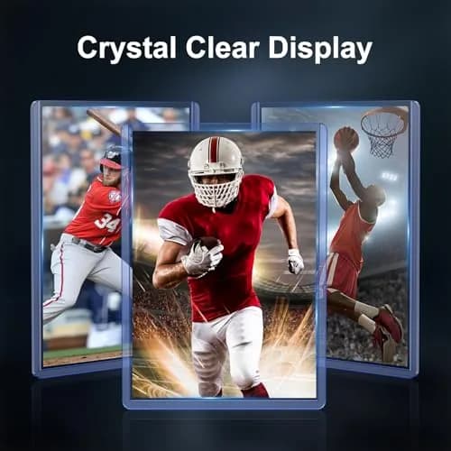 Mlikero 2000 Card Sleeves Hard Plastic, 3"X4" Baseball Card Protector, Premium Trading Card Holder for Sports and Game Cards (1000 Hard Sleeves + 1000 Soft Sleeves) | Non-Toxic, BPA-Free, Age-Appropriate thumbnail 2