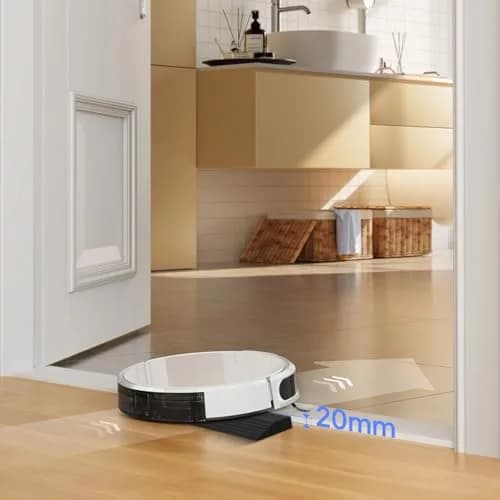 FUNOMOCYA Rubber Ramp Mat for Sweeping Robot 17.10X5.10X1.30cm | Portable Indoor Threshold Ramp thumbnail 3