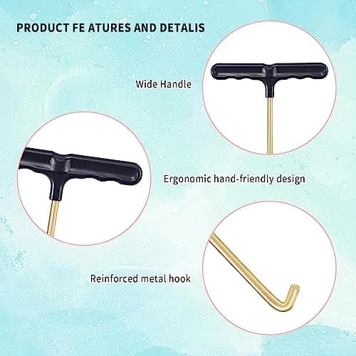 UOMIO Shoe Lace Tightener Stainless Steel | Portable Ice Skate & Hockey Lace Tool thumbnail 3