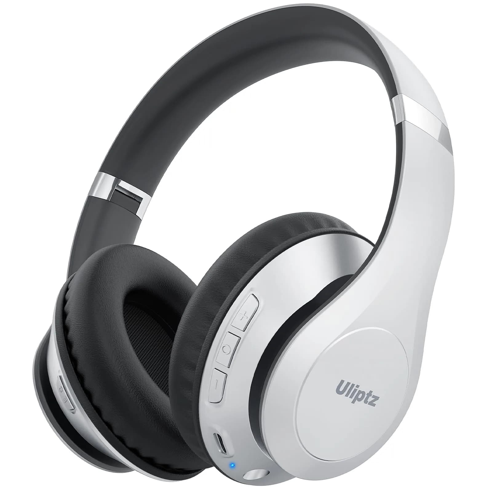 Uliptz Bluetooth Headphones Over Ear, Wireless HiFi Stereo Foldable Headset with 65 Hours Playtime | Bluetooth 6.0