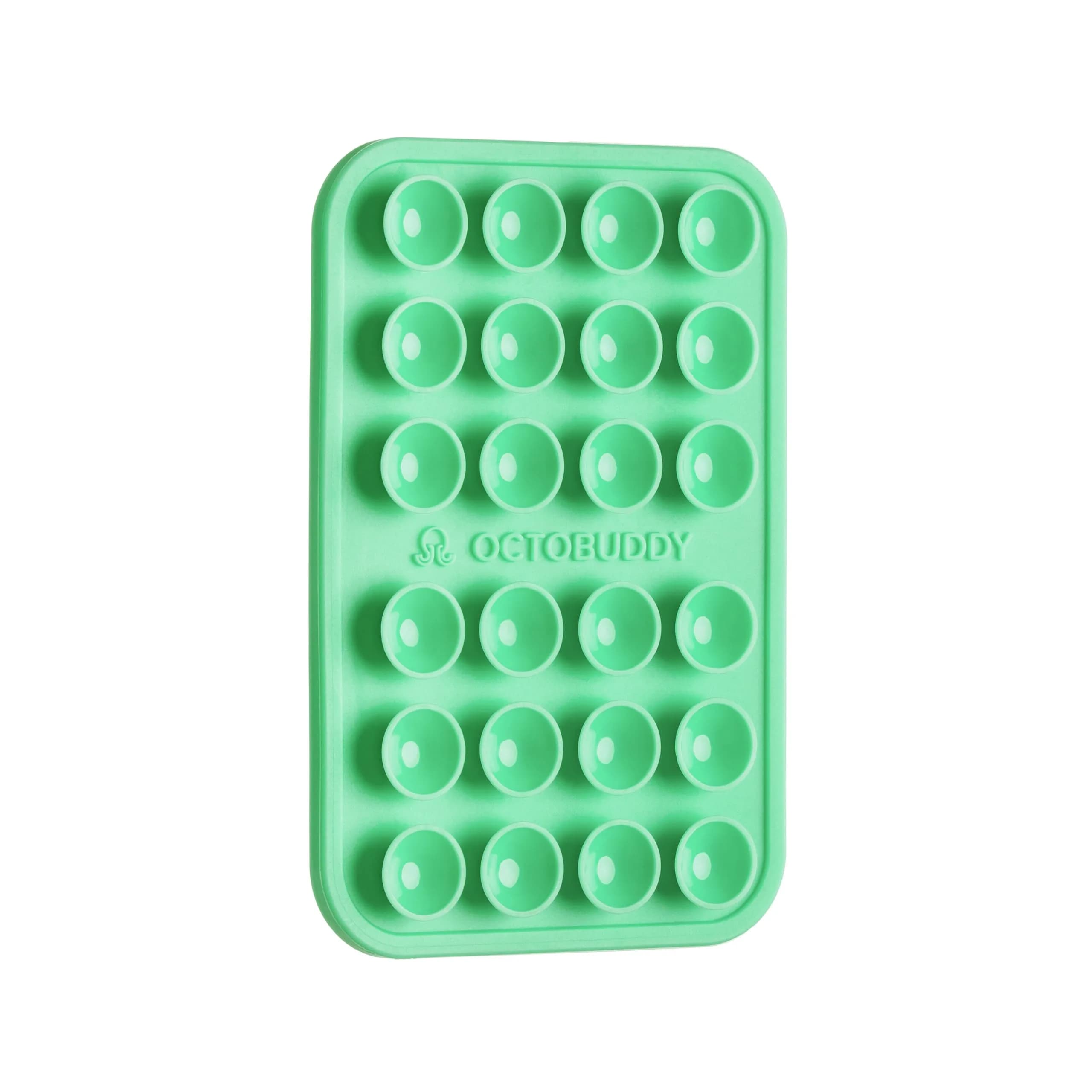 OCTOBUDDY Classic - Silicone Suction Phone Mount, Green Ash | Hands-Free Content Creation