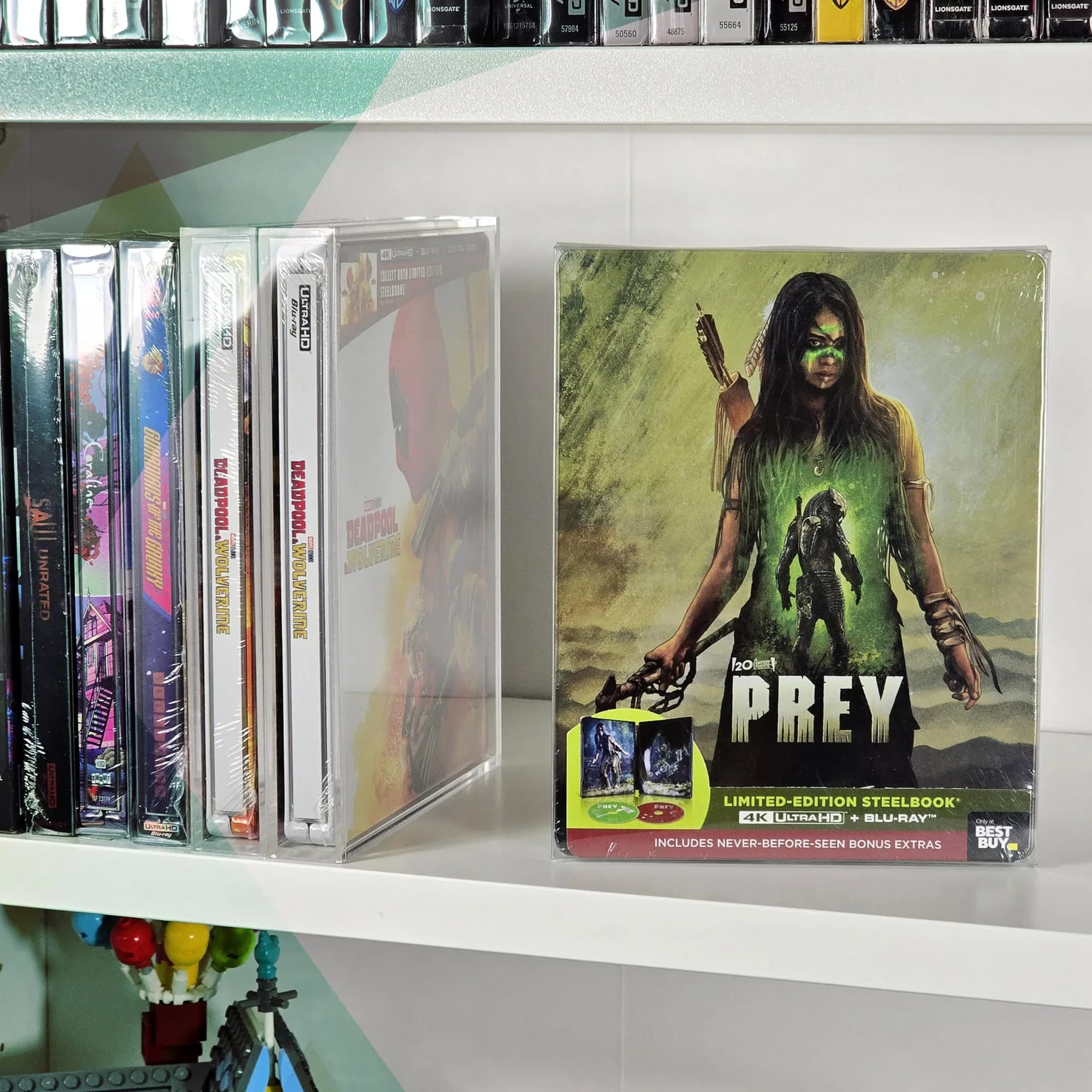 MALKO Steelbook Protector Sleeves 100 Pack | Compatible with Blu-Ray, 4K, PS3, PS4, PS5, Arrow Video & Criterion Collection - view 2