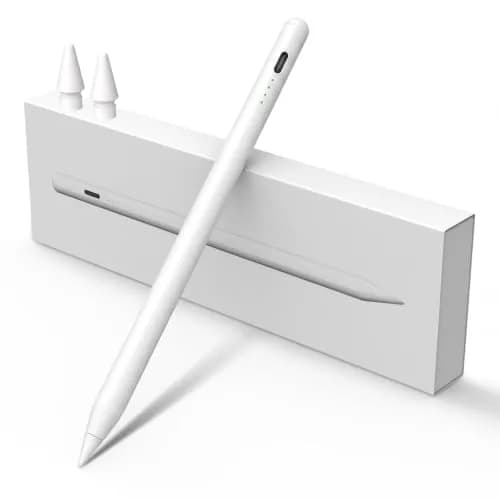 MEKO Stylus Pen for iPad 2018-2026 | Palm Rejection & Fast Charge (1 Pack, White) thumbnail 1