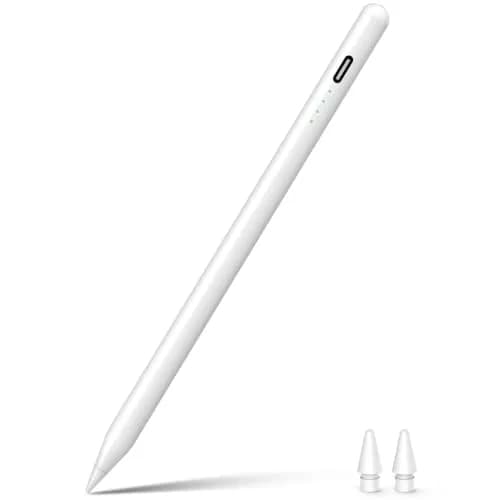MEKO Stylus Pen for iPad 2018-2026 | Palm Rejection & Fast Charge (1 Pack, White) thumbnail 8