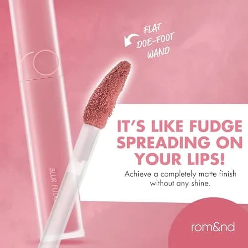 rom&nd Oveeer Blur Fudge Matte Lip Stain 0.17oz | Velvety, Long-Lasting, Hydrating thumbnail 6
