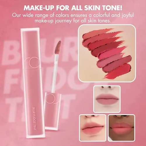 rom&nd Oveeer Blur Fudge Matte Lip Stain 0.17oz | Velvety, Long-Lasting, Hydrating thumbnail 8