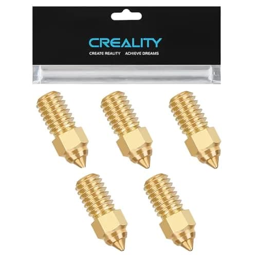 Creality Ender 3 V3 SE Nozzles 0.4mm 5PCS Brass | High-Speed 3D Printer Accessories for Ender 5 S1/Ender 7 thumbnail 1