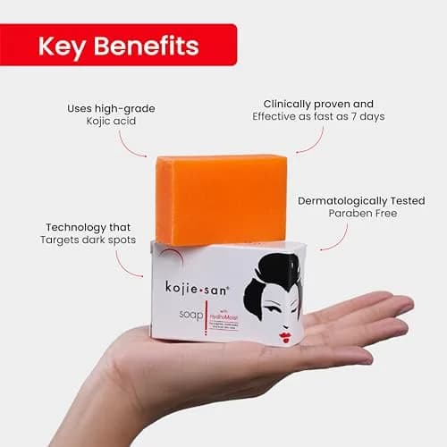 Kojie San Skin Brightening Soap 100g (6 Bars) | Kojic Acid Soap for Dark Spots & Hyperpigmentation thumbnail 6