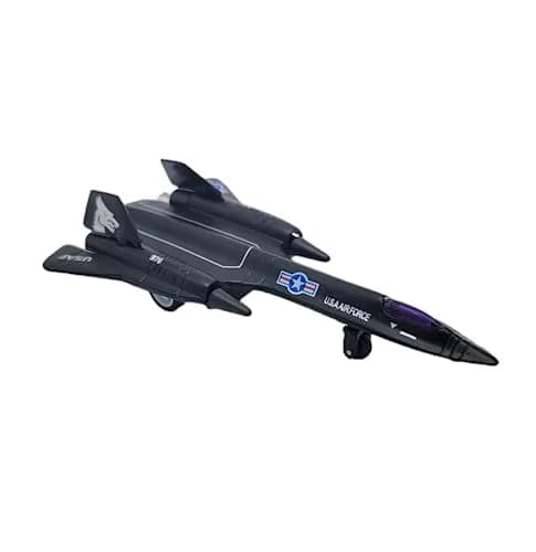 Zugar Land Die-Cast Pullback Stealth Bomber Models (4.25"-5.25") SR-71 Blackbird, F-22 Raptor, F-117 Nighthawk, B2 Bomber | Realistic Military Aircraft Replica thumbnail 1