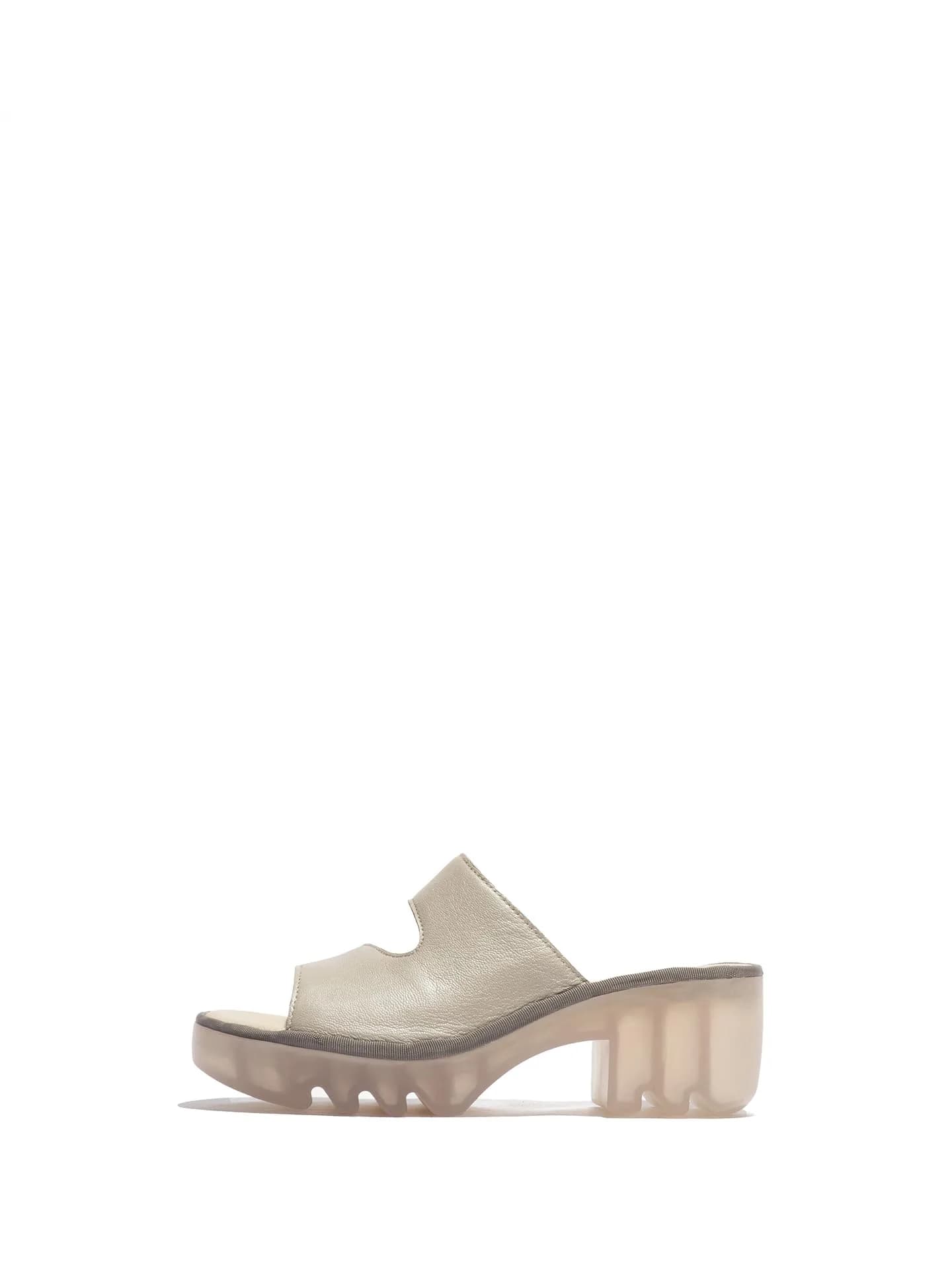 Fly London Tech493fly Women's Sandal Silver 10 | Cushioned Heel & Toe Insole for Comfort - main product image